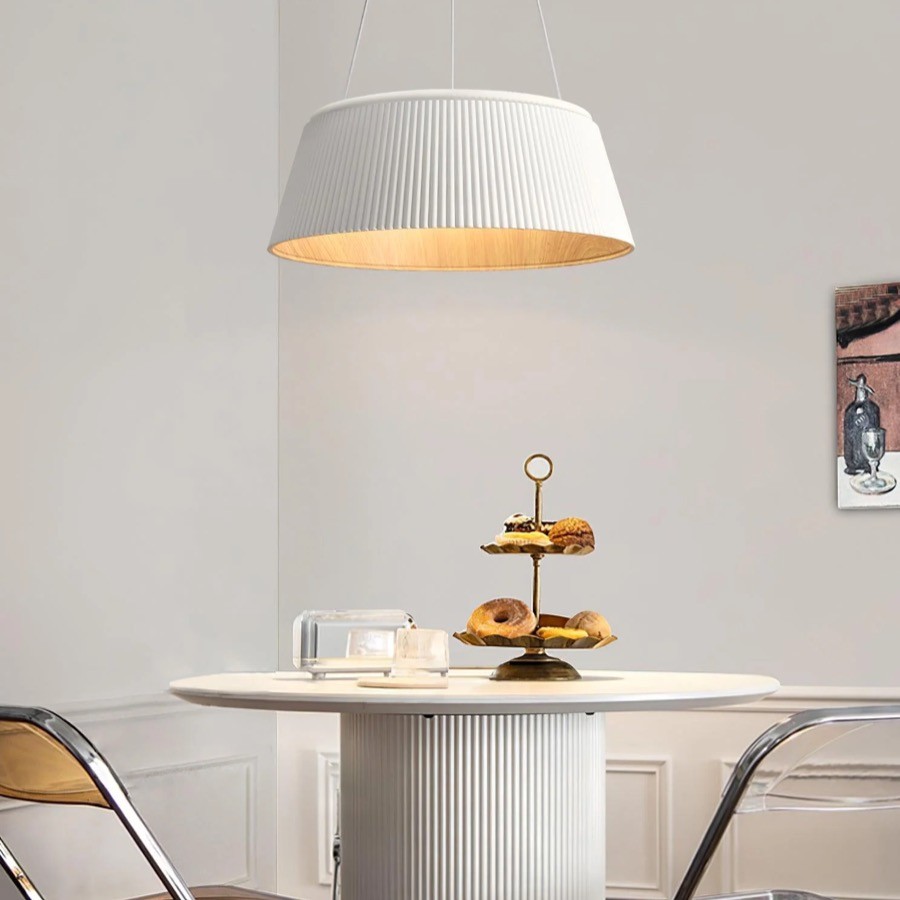 Moderne Geribbelde Ronde Hanglamp HL264