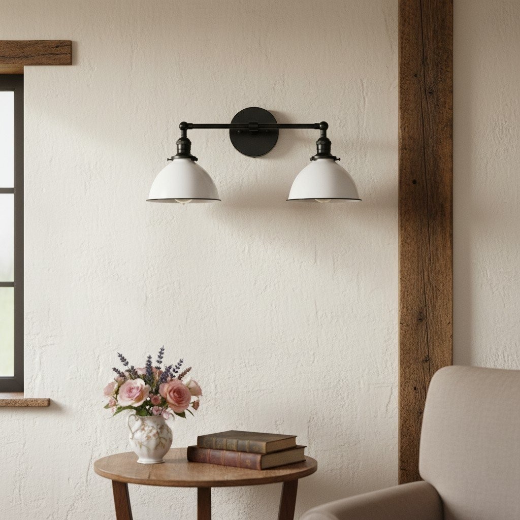 Conique Metalen Industriële Badkamerlamp - Moderne Badkamerverlichtingsarmatuur HL1697