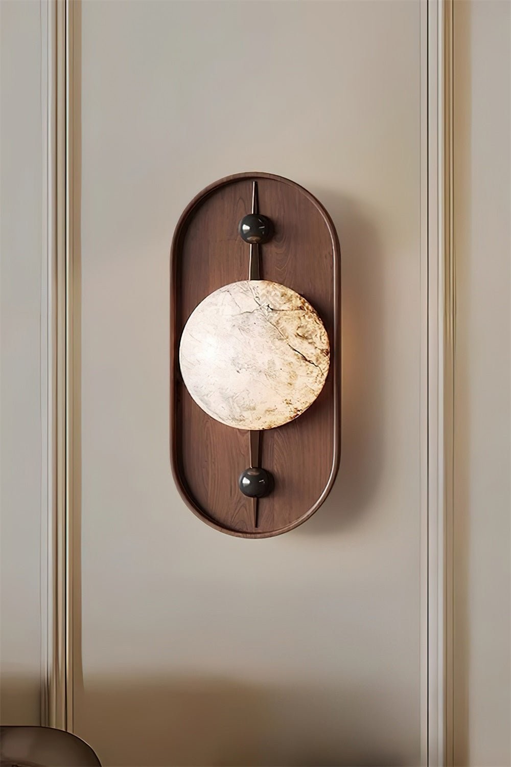 Bezel alabaster wandlamp HL2946