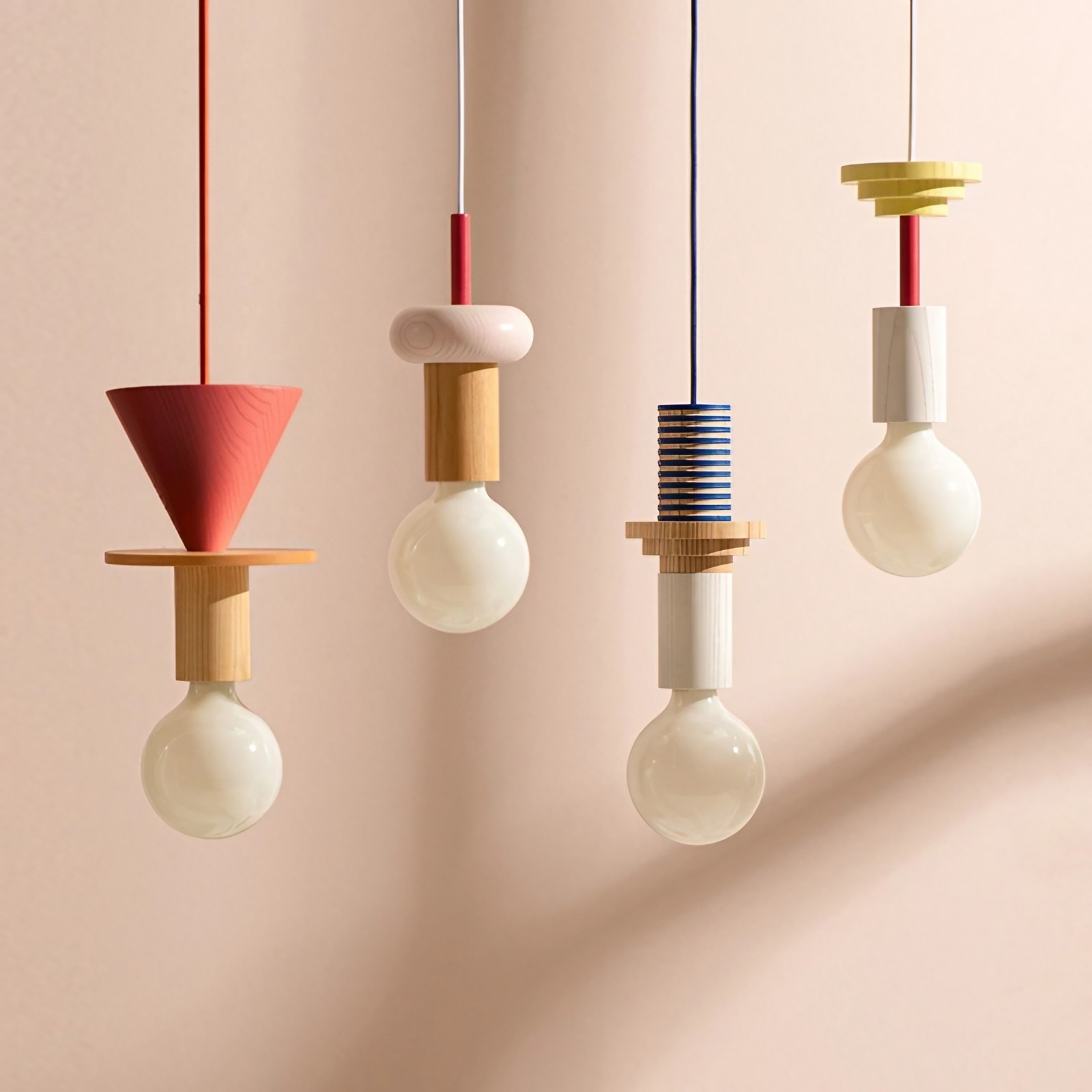 Nordic Geometrische Kleurrijke Design Hanglamp HL295