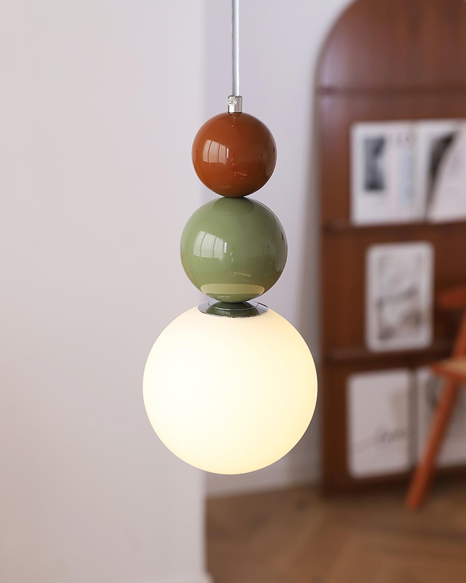 Nordic Cream Moderne Eenvoudige Dot Hanglamp HL460