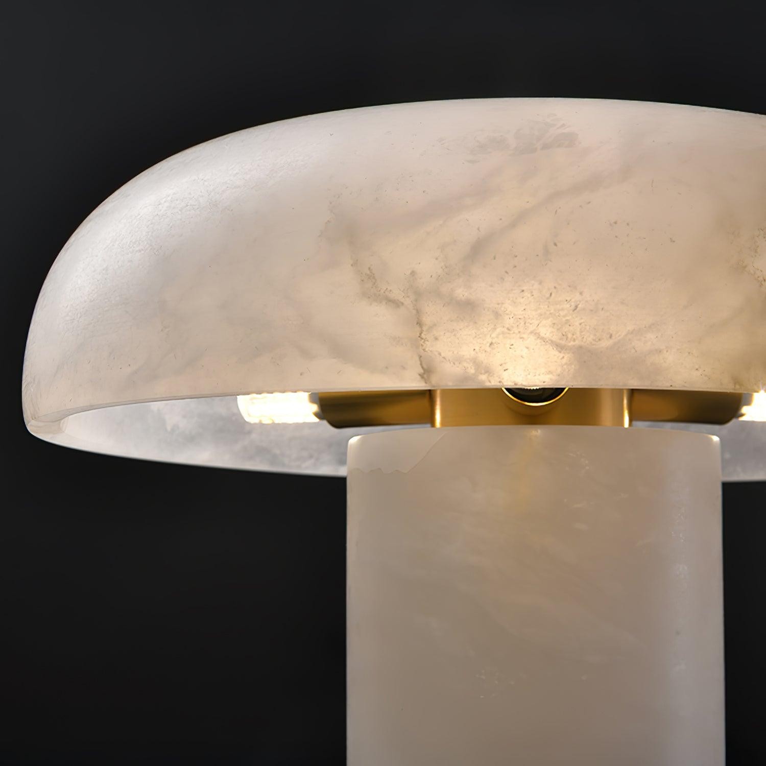 Creatieve minimalistische luxe albasten tafellamp voor slaapkamer HL677
