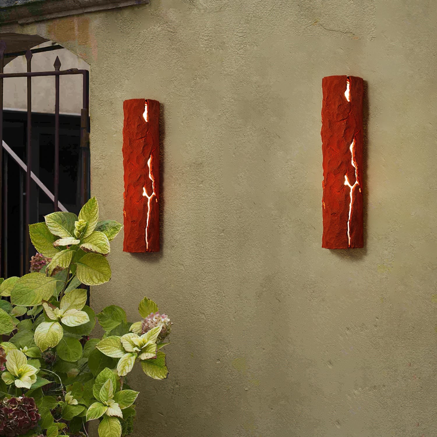 Stenen buitenwandlamp HL1185