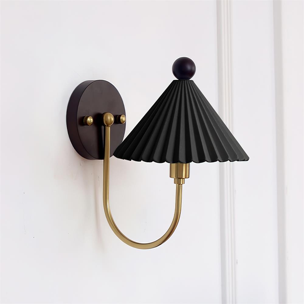 Nordic massief houten nachtkastje wandlamp HL1267