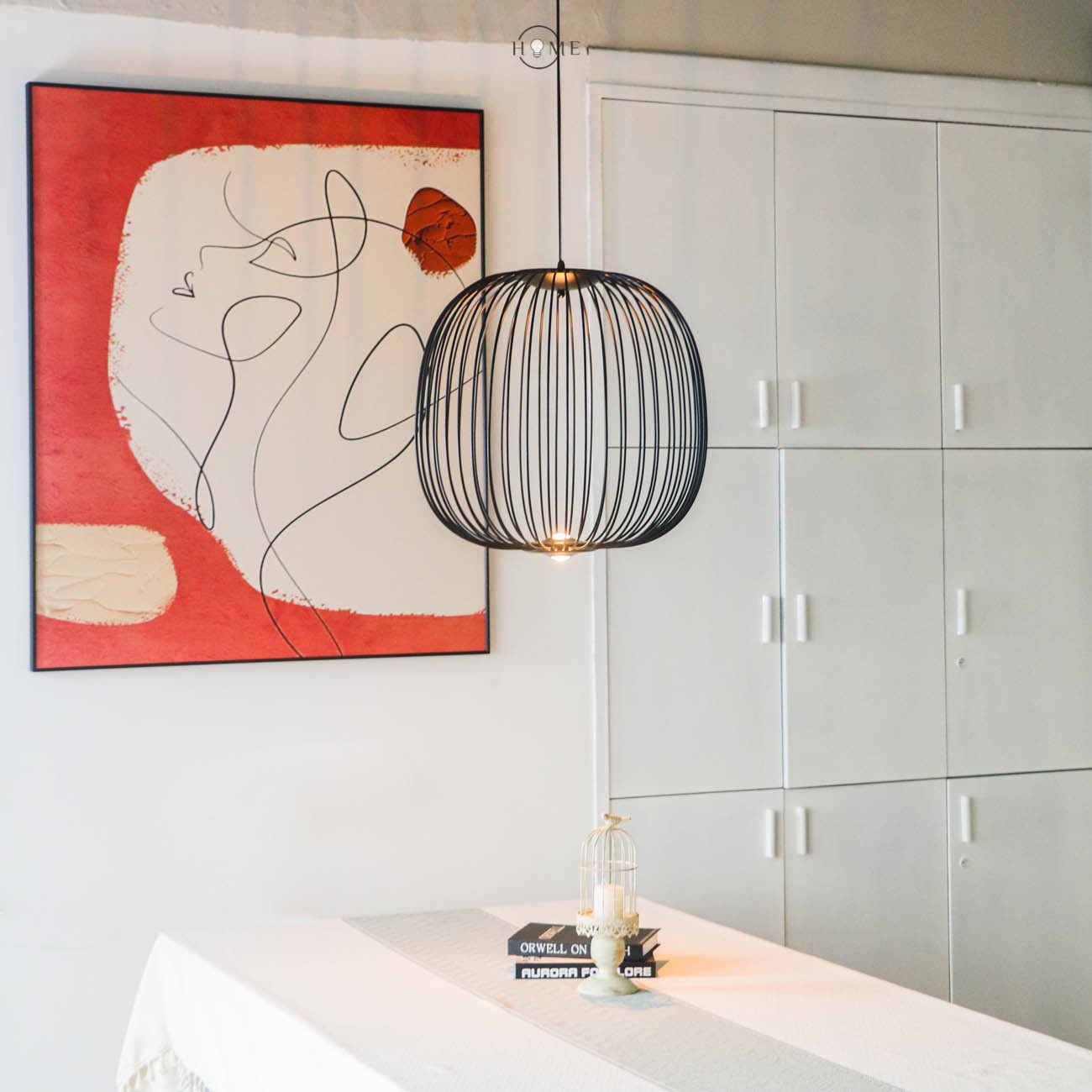 Radiloop Kooi Metalen LED Hanglamp Eettafel
