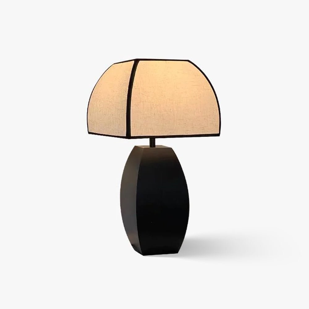 Retro Metalen Paddestoel Stoffen Tafellamp HL554