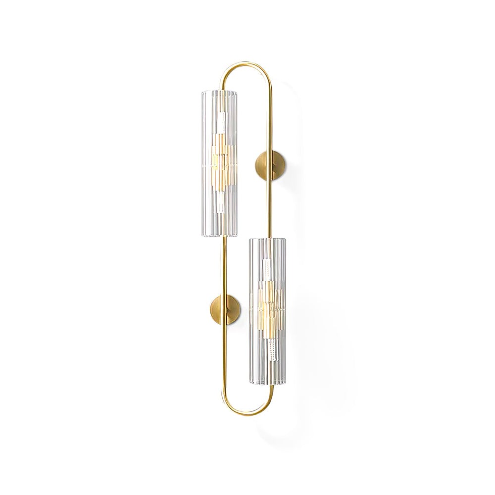 Dubbele messing wandlamp HL1138
