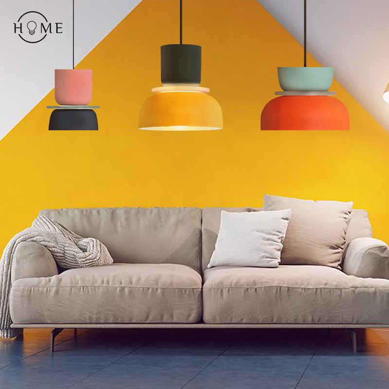 Macri Acryl Kleurrijke Komvormige Hanglamp - Moderne Levendige Hanglamp voor de Keuken