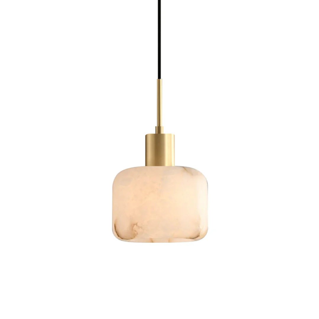 Velia Acorn Alabaster Minimalistische Hanglamp HL3497