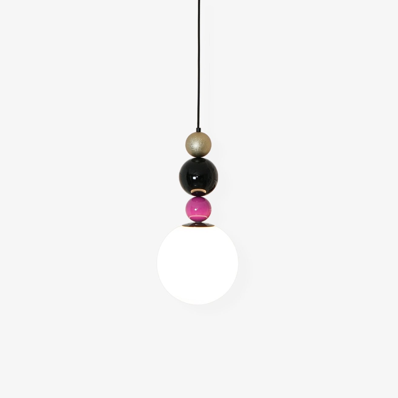Ronde ballen stapelbare roze hanglamp HL761