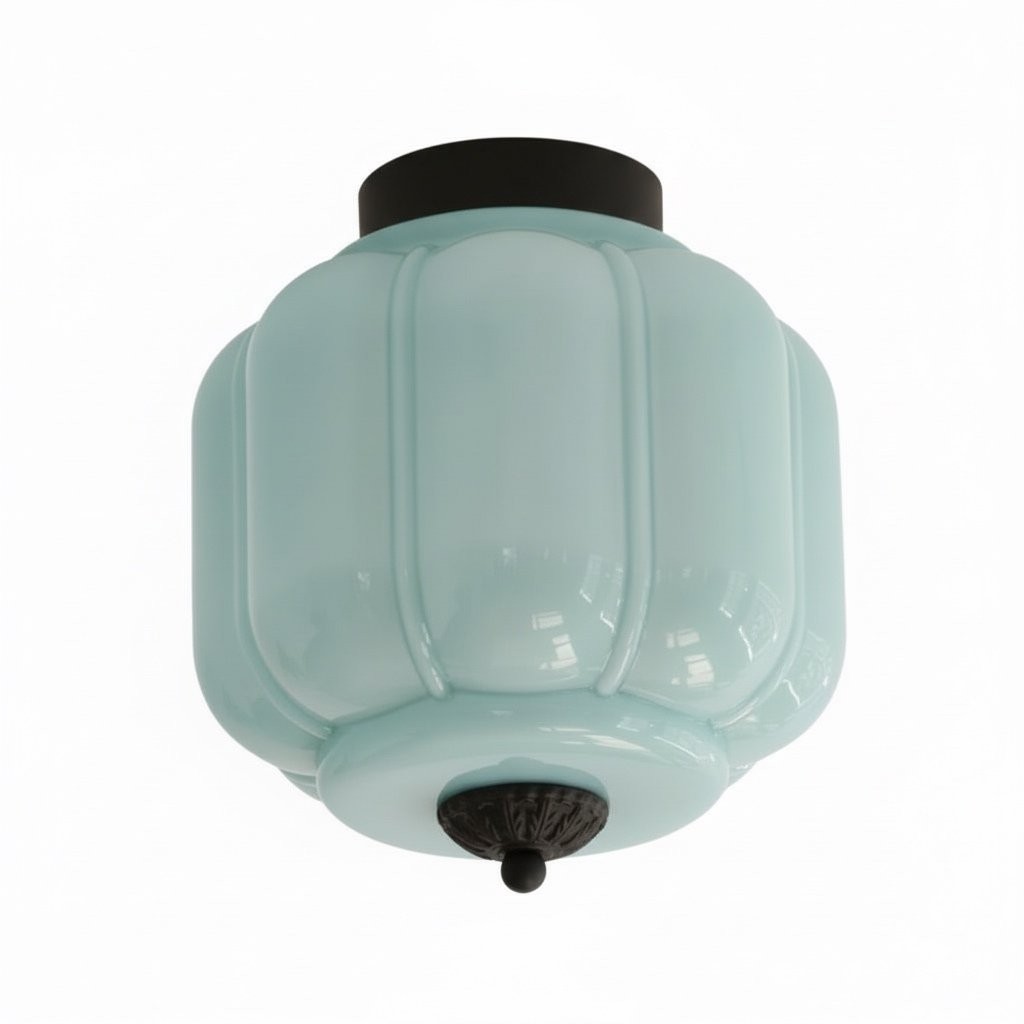 Vintage Eloise melkglas plafondlamp - Vintage Charm Soft Glow HL1650
