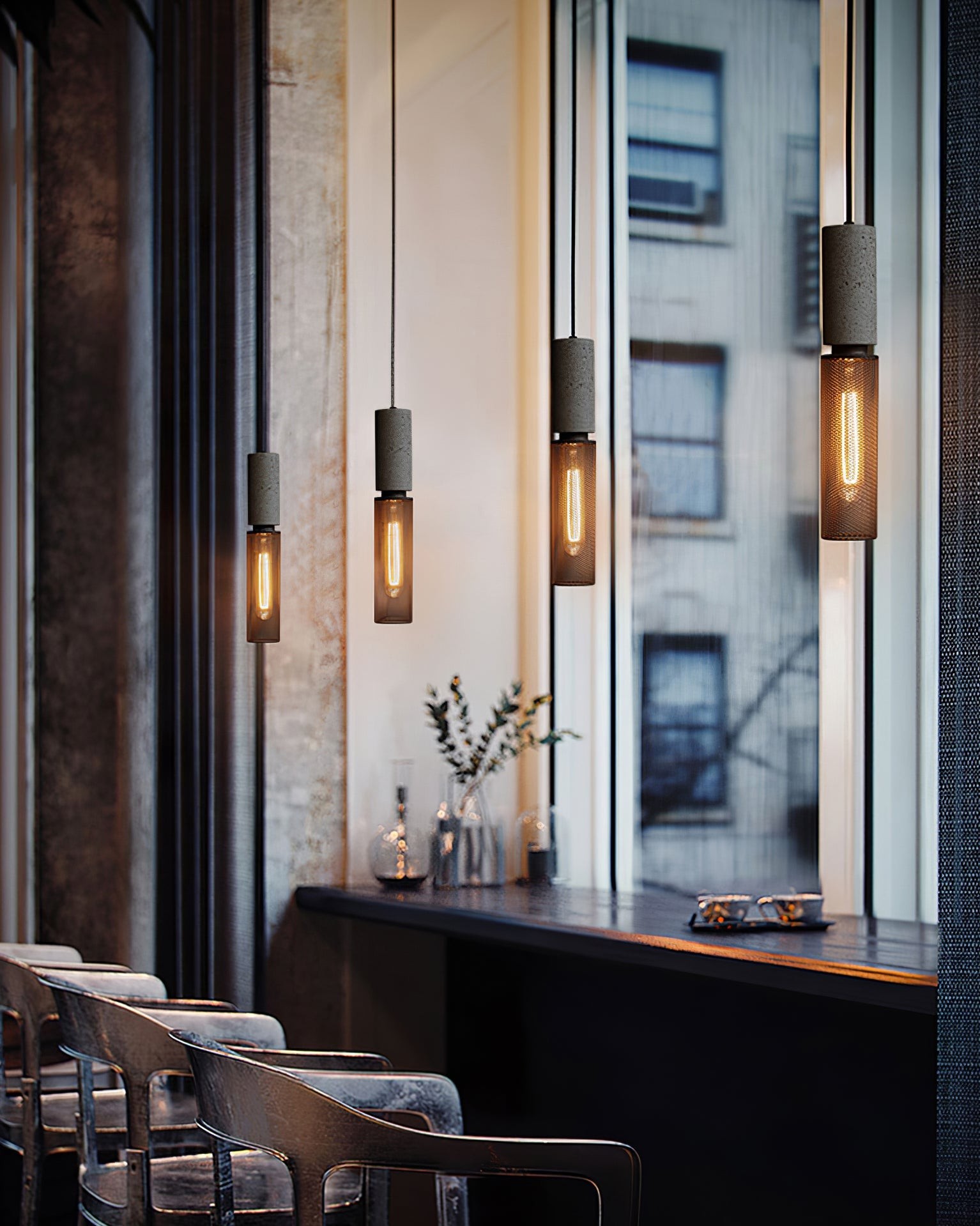 Cement Mesh Hanglamp HL503