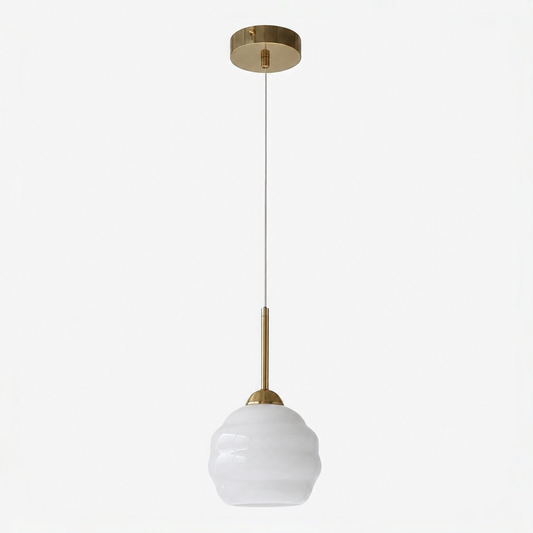 Mallew Vintage Glazen Hanglamp - Honingraatvormig ontwerp voor Slaapkamer of Hal HL3567