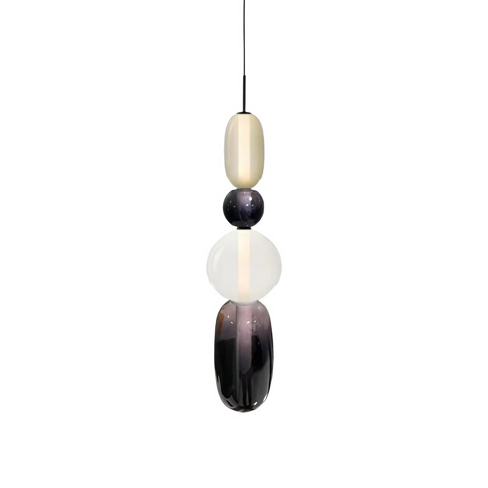 Noordse Hanglamp Van Gebrandschilderd Glas HL299