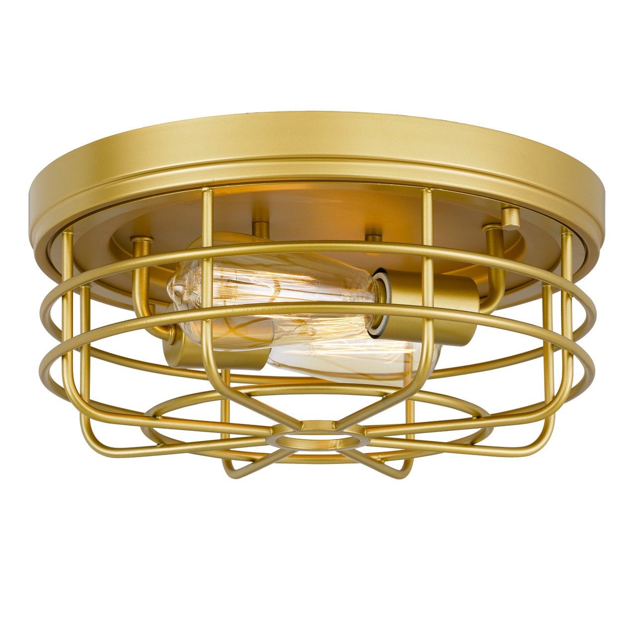 Industriële Inbouw Metalen Kooi Ronde Plafondlamp HL233