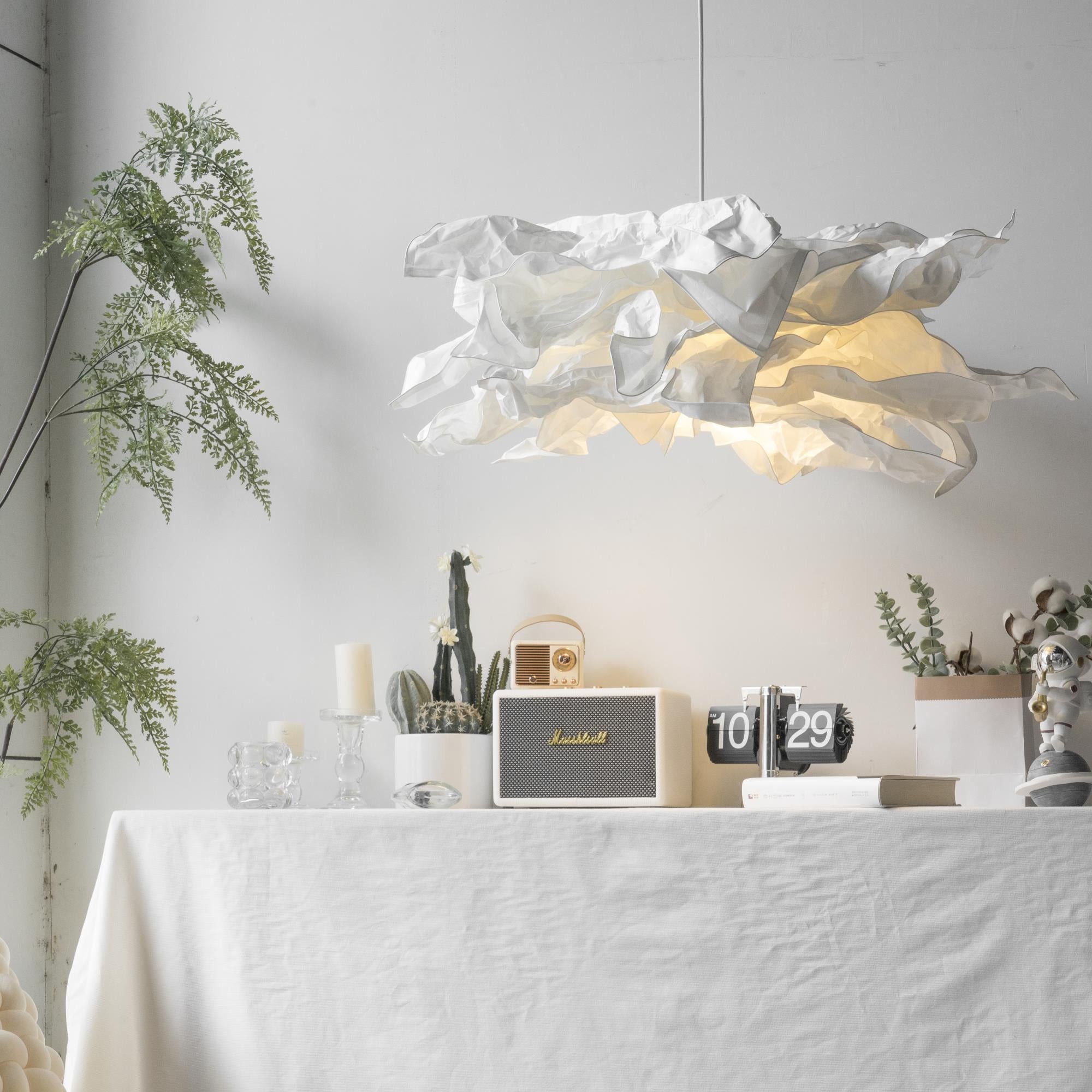 Papieren hanglamp met stekker HL2640