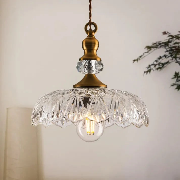 Mid-Century Mini Keukeneiland Glazen Hanglamp HL965