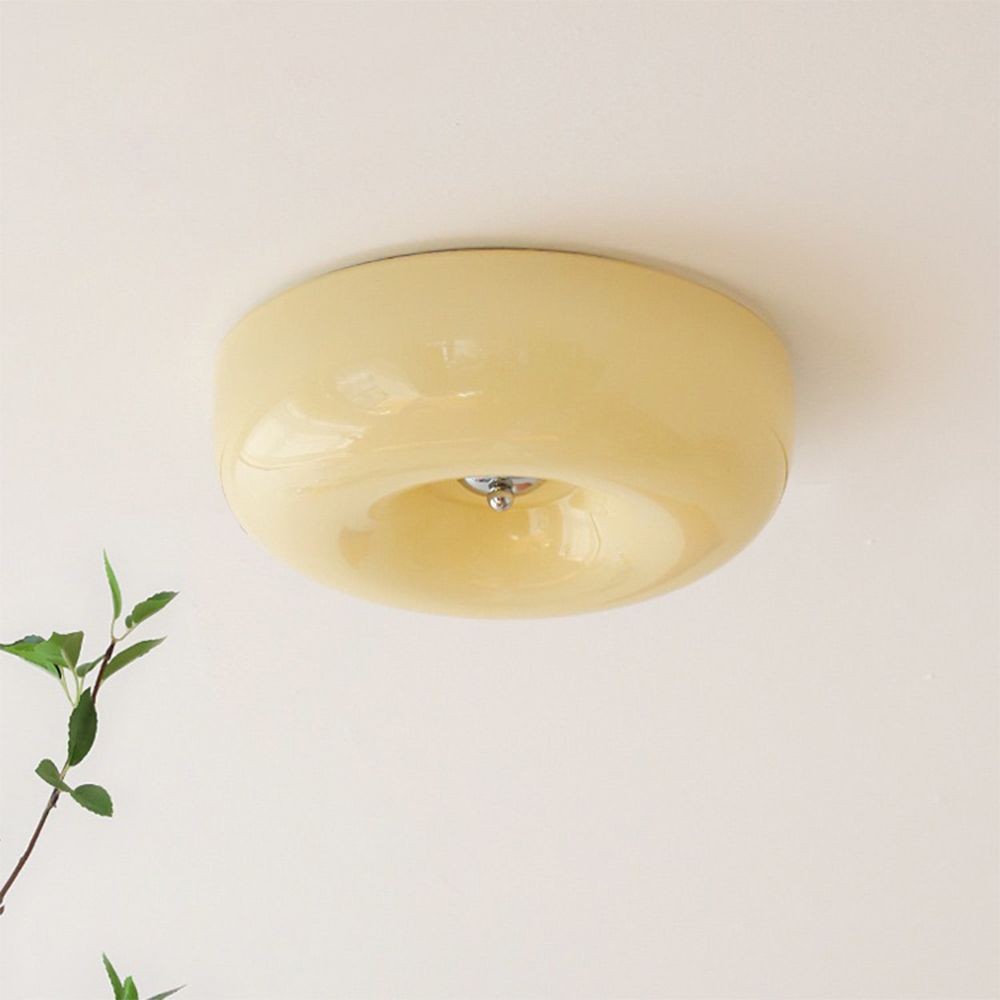 Art Deco Crème Pudding Plafondlamp HL203