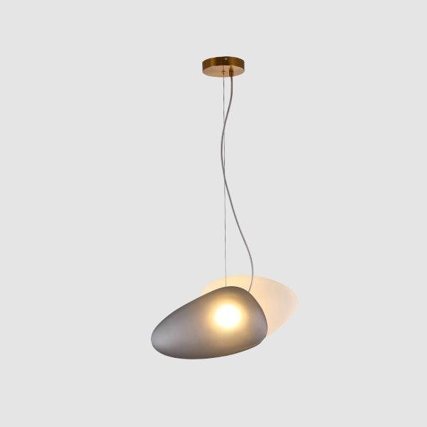 Doorschijnende hanglamp van matglas HL867