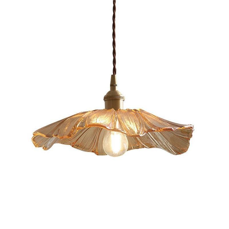 Moderne kunst bloem vorm keuken glazen hanglamp HL46