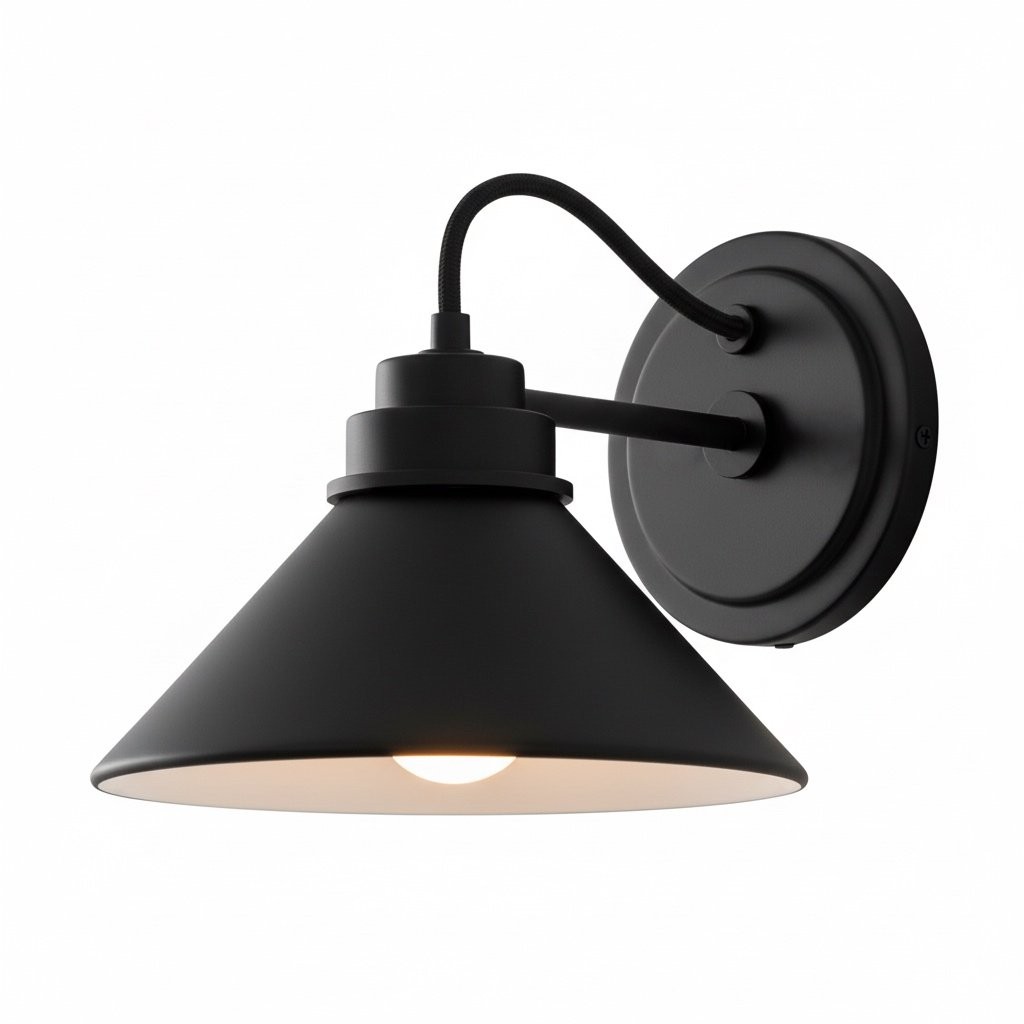 Aurenza Sconce – Landelijke wandlamp met metalen accenten voor gezellige ruimtes HL1648