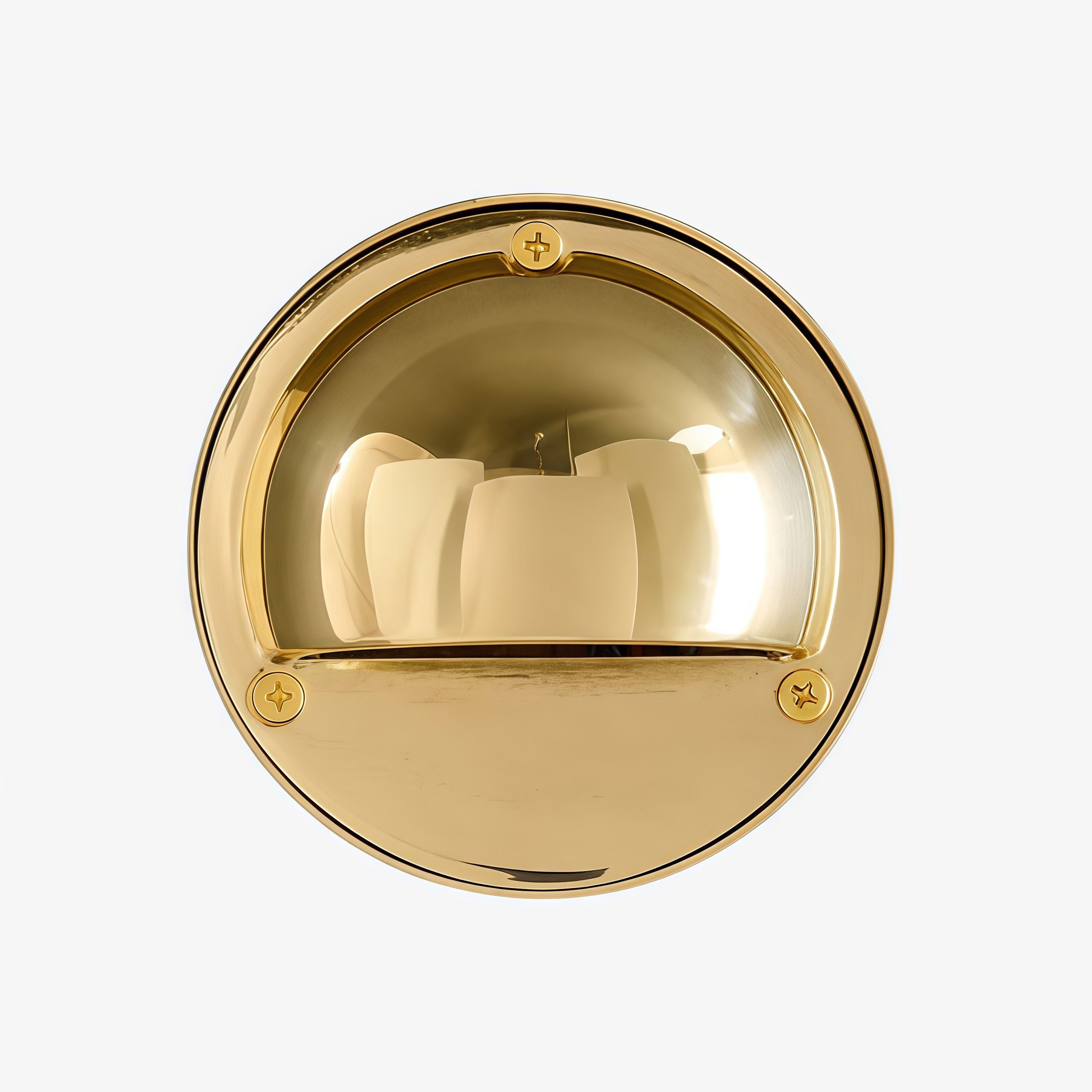 Ardelume Industriële Messing Wandlamp - Minimalistische Binnenlamp van Verweerd Metaal voor Slaapkamer of Hal HL2532