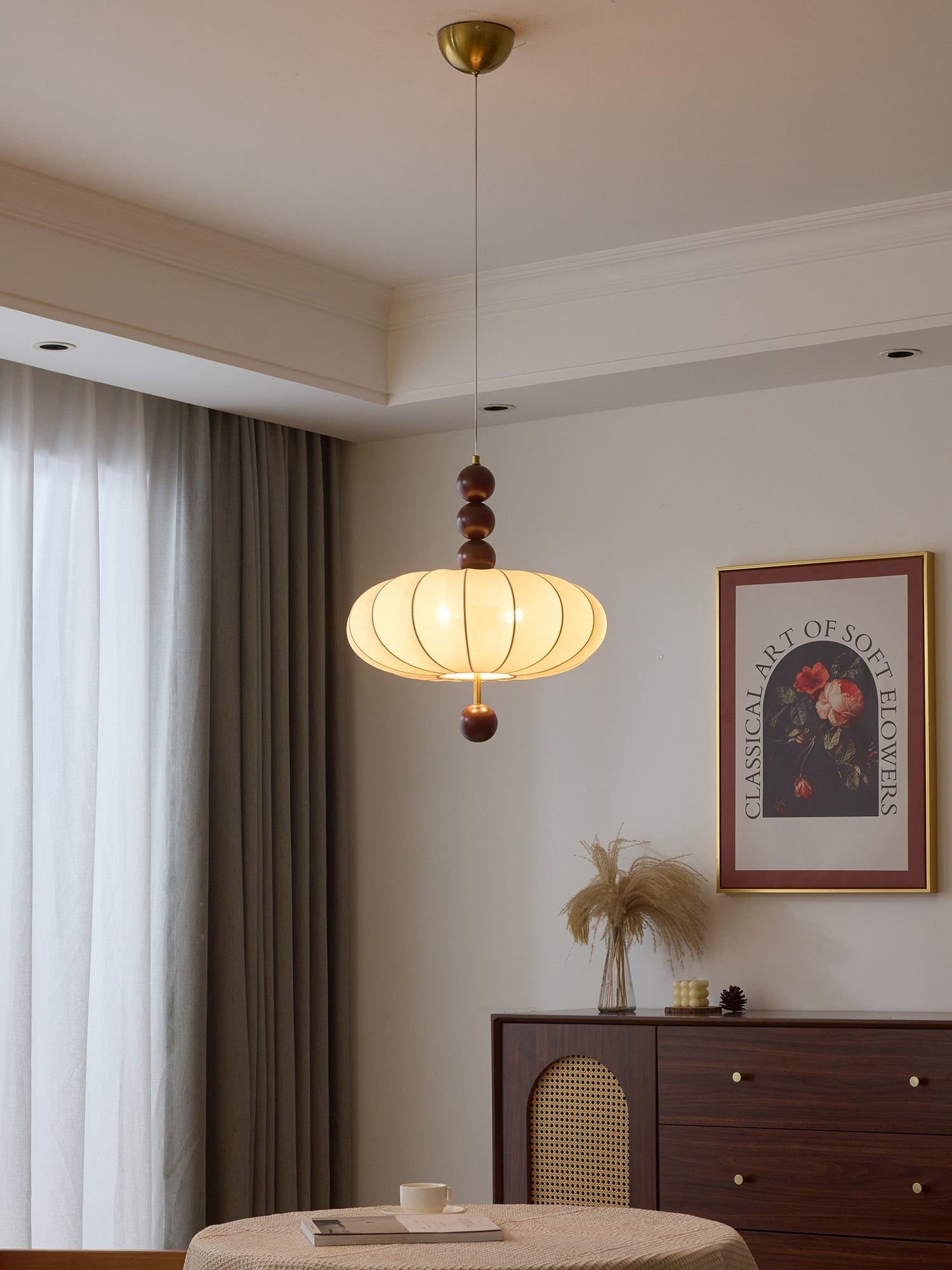 Adelaide stoffen hanglamp HL2903