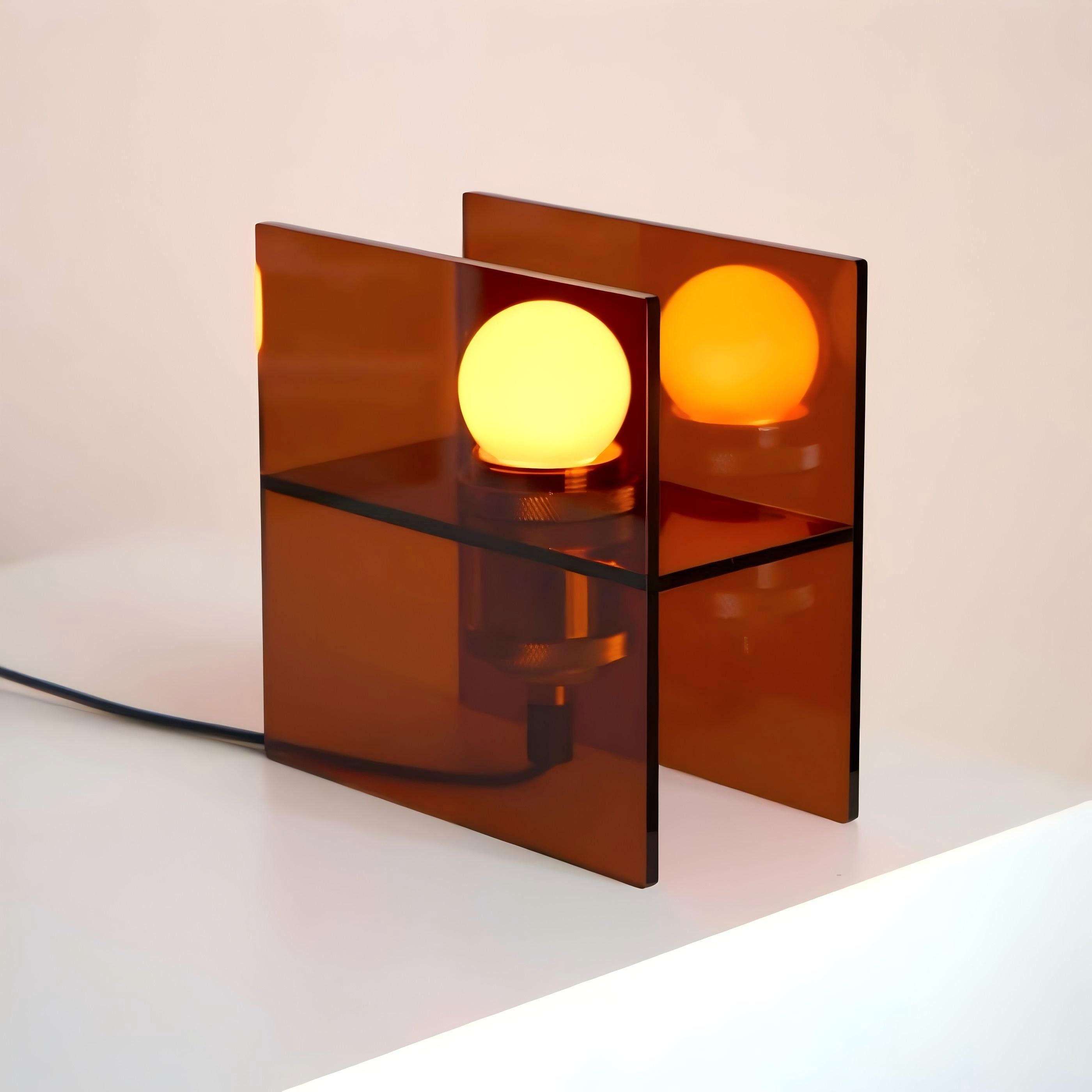Ocean Horizon Cube Tafellamp - Acryl Nachtlamp HL1836