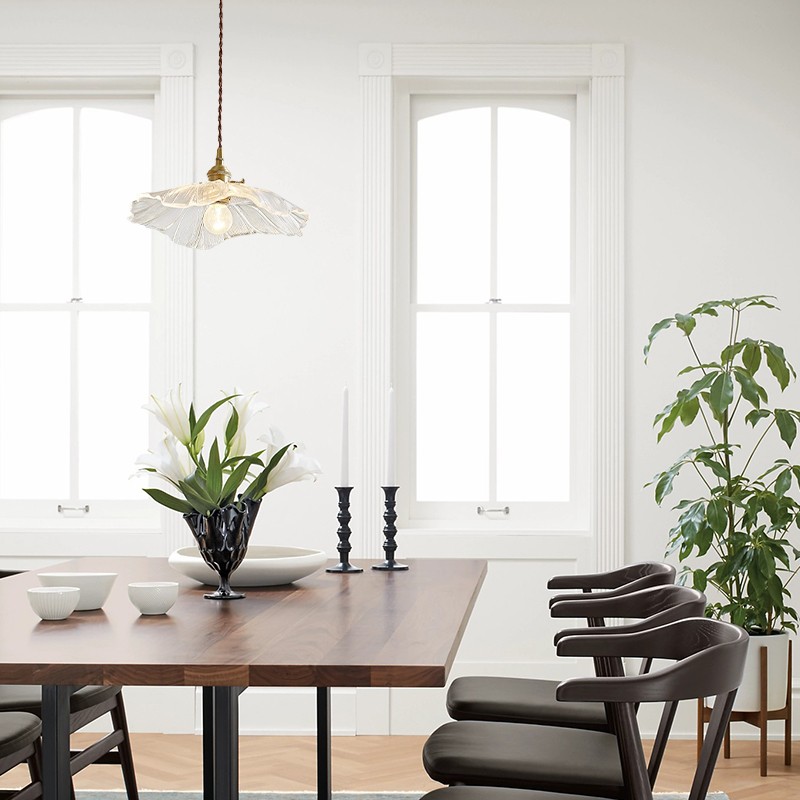 Moderne kunst bloem vorm keuken glazen hanglamp HL46