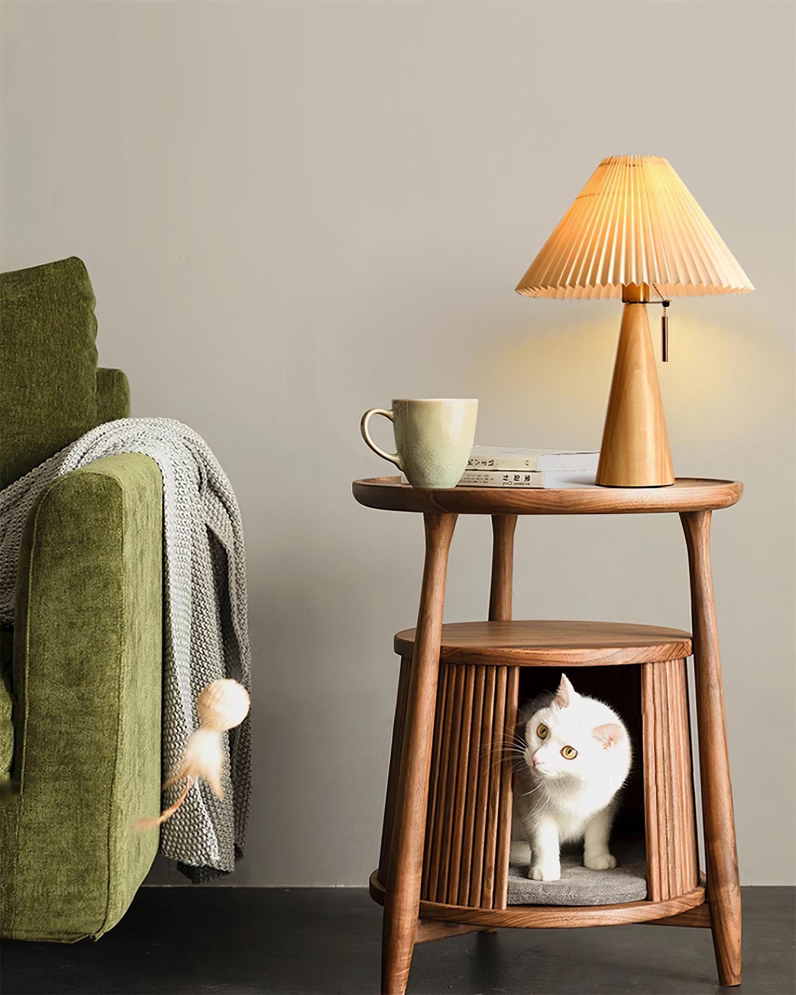 Mode Vintage Houten Tafellamp HL548