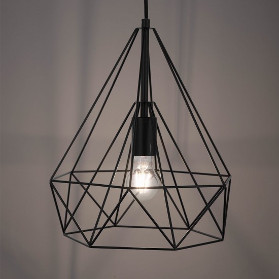 Zwarte Draad Hanglamp