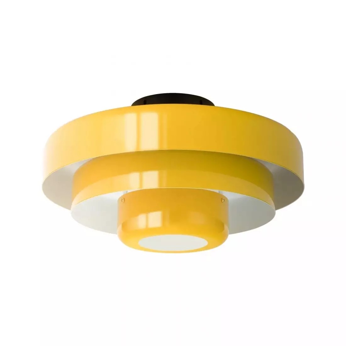 Veleora Bauhaus Drielaagse Plafondlamp - Kleurrijke Metalen Schijflamp HL1843