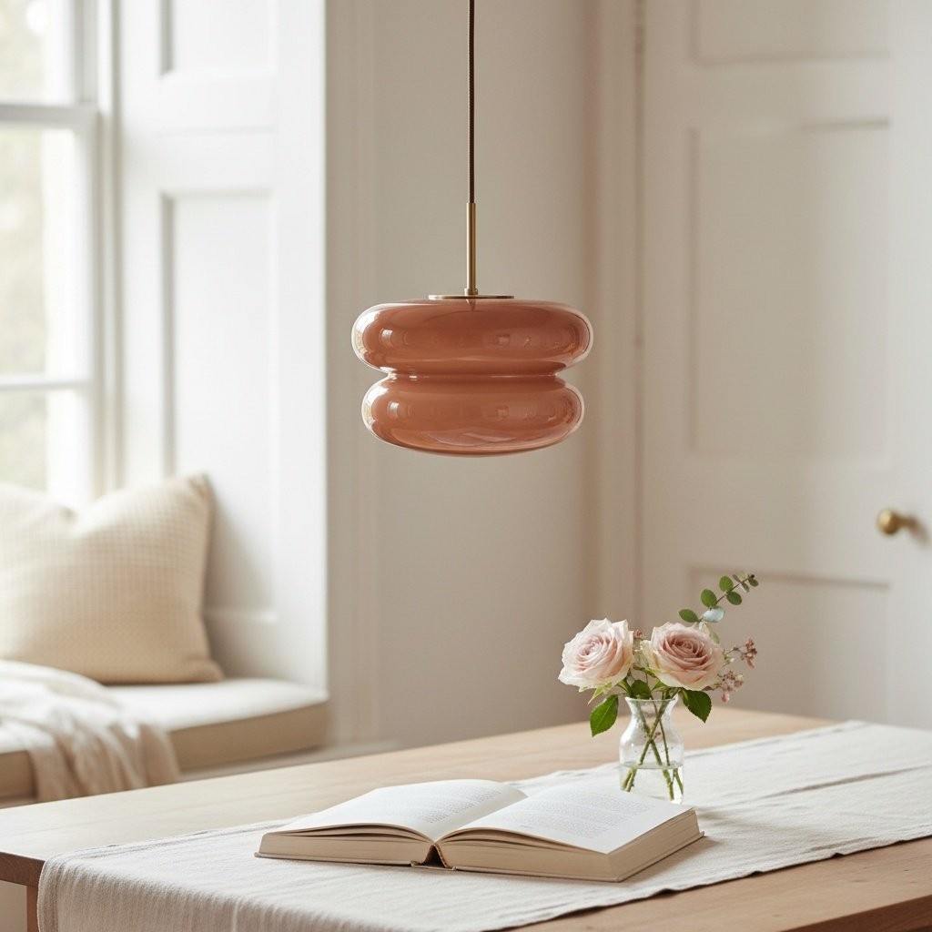 Orra Opaalglazen Hanglamp - Elegante Hanglamp met Dubbele Laag voor de Woonkamer HL1781