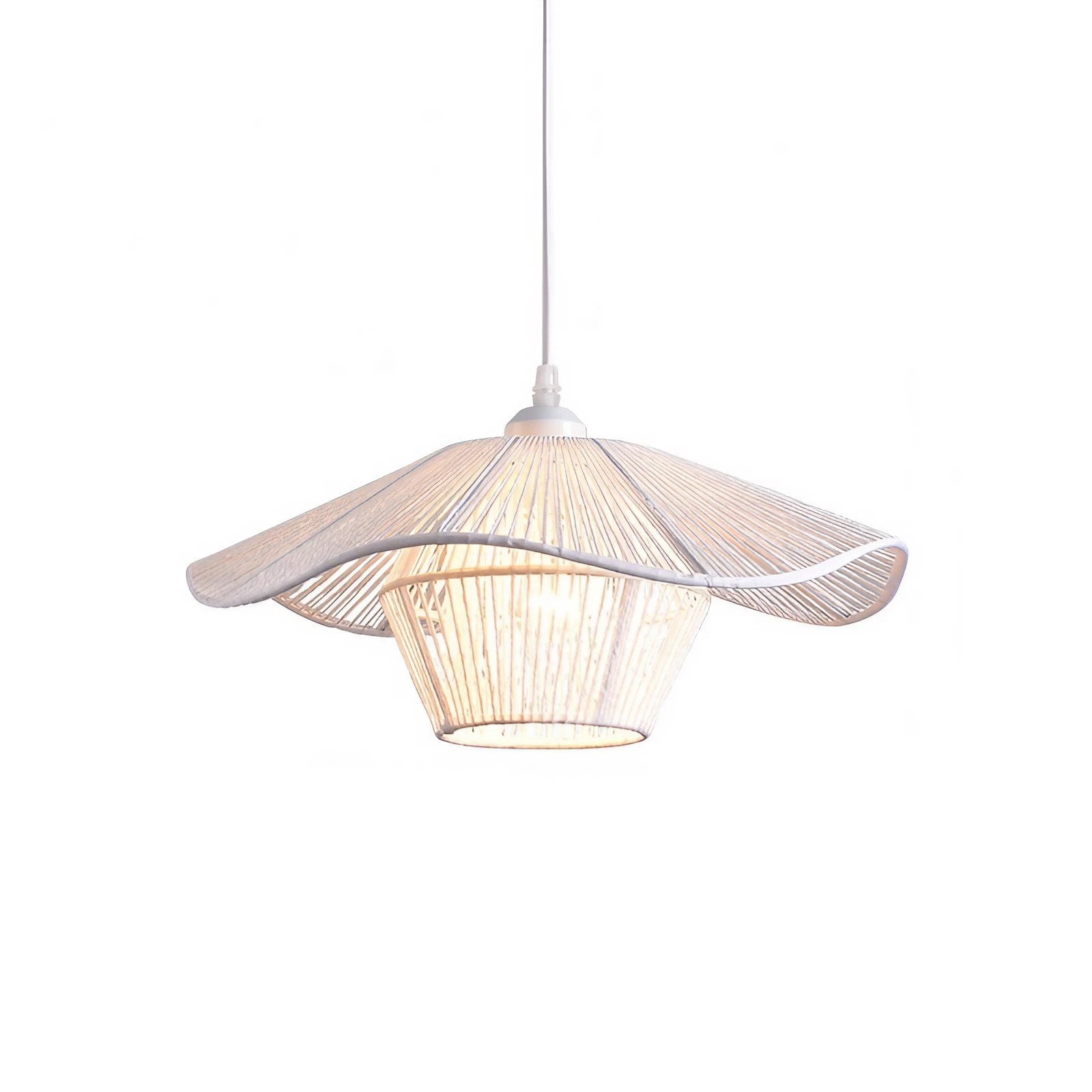 Creatieve Strohoed Lotusblad Hanglamp HL218