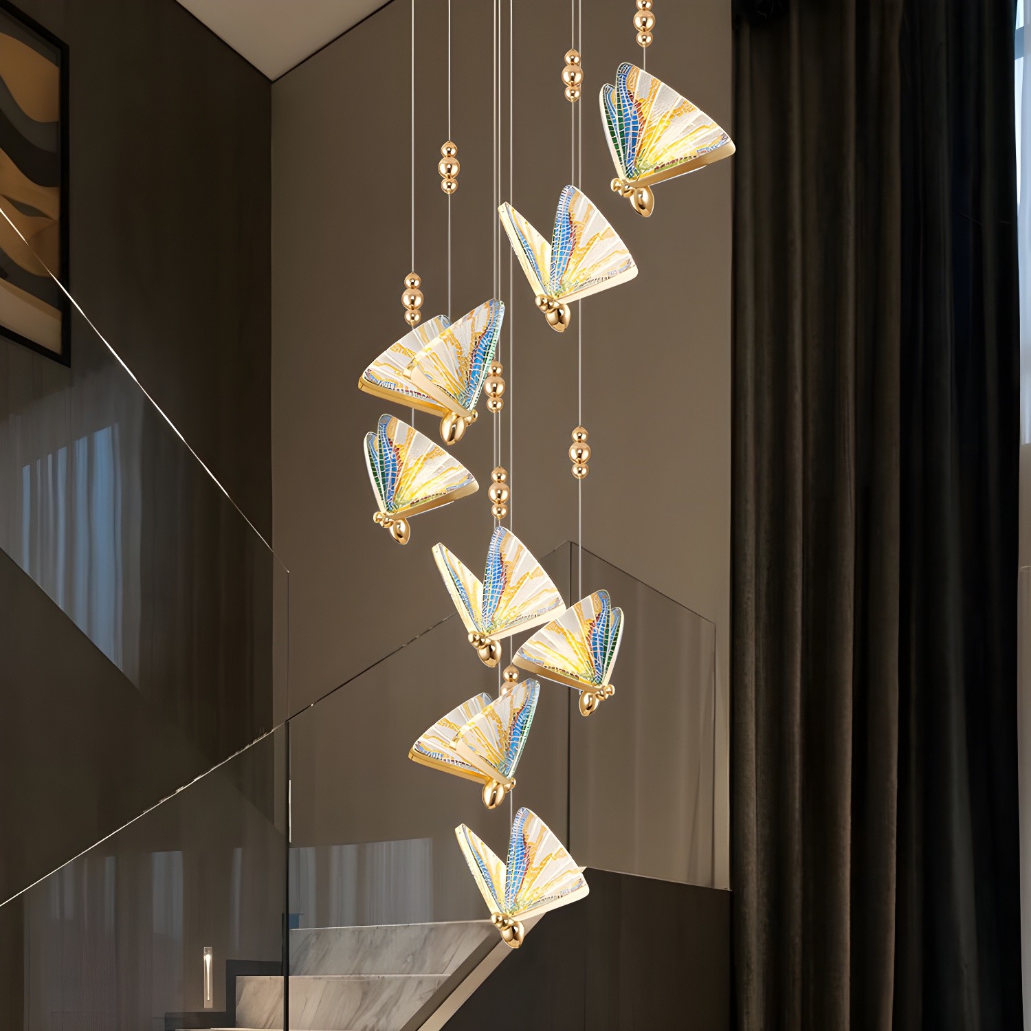 Moderne stijl vlindervormige hanglamp HL91