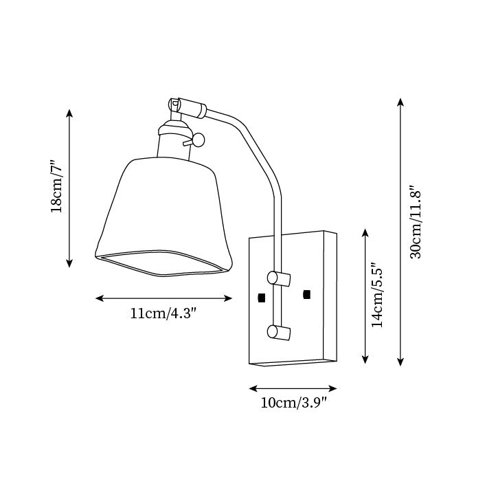 Vintage Morning Glory-vormige wandlamp HL842