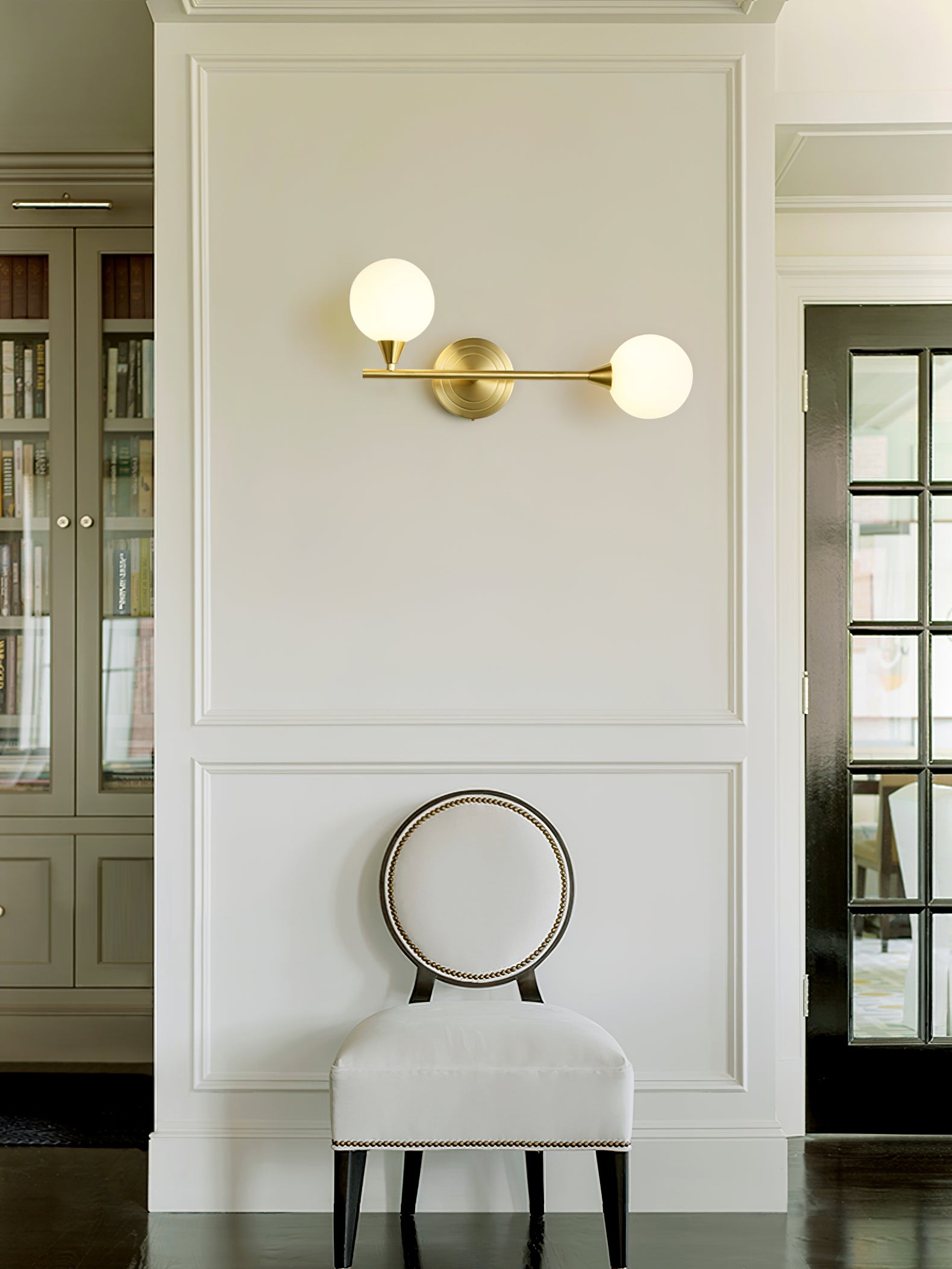 Holten messing wandlamp met arm HL2962