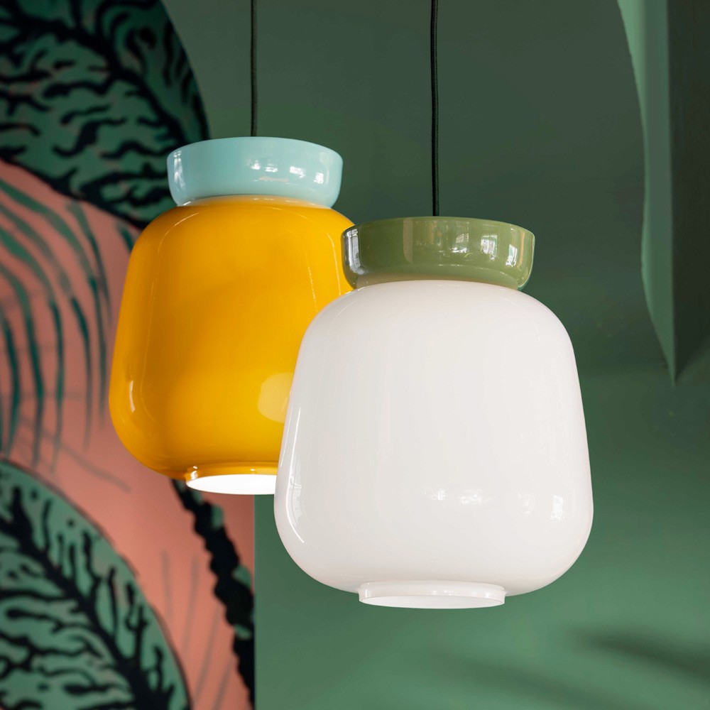 Fiesta Kleurrijke Kom Hanglamp - Moderne Keramische Hanglamp voor Slaapkamer HL1639