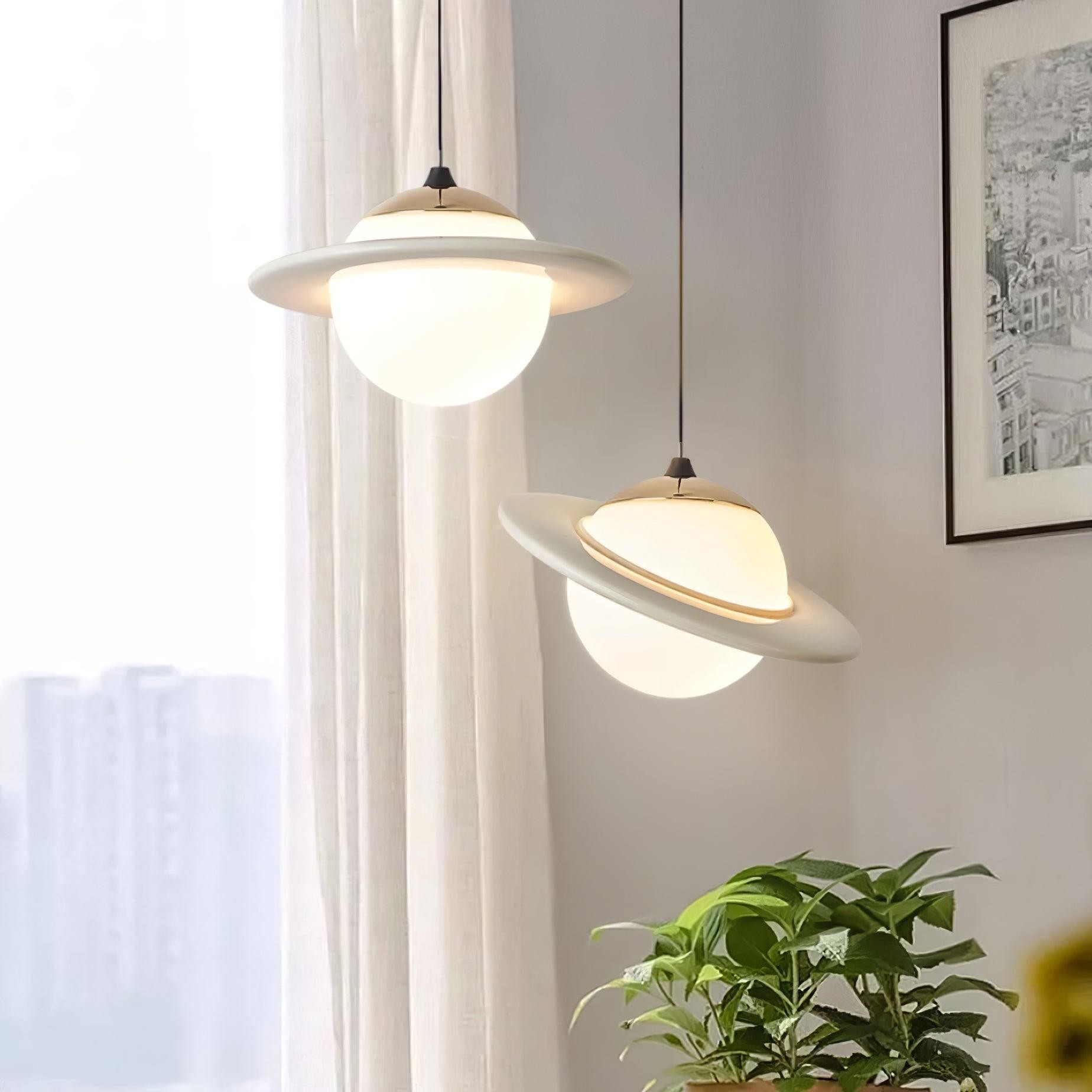 Romantische Saturnus Planeet Hanglamp voor Slaapkamer HL749