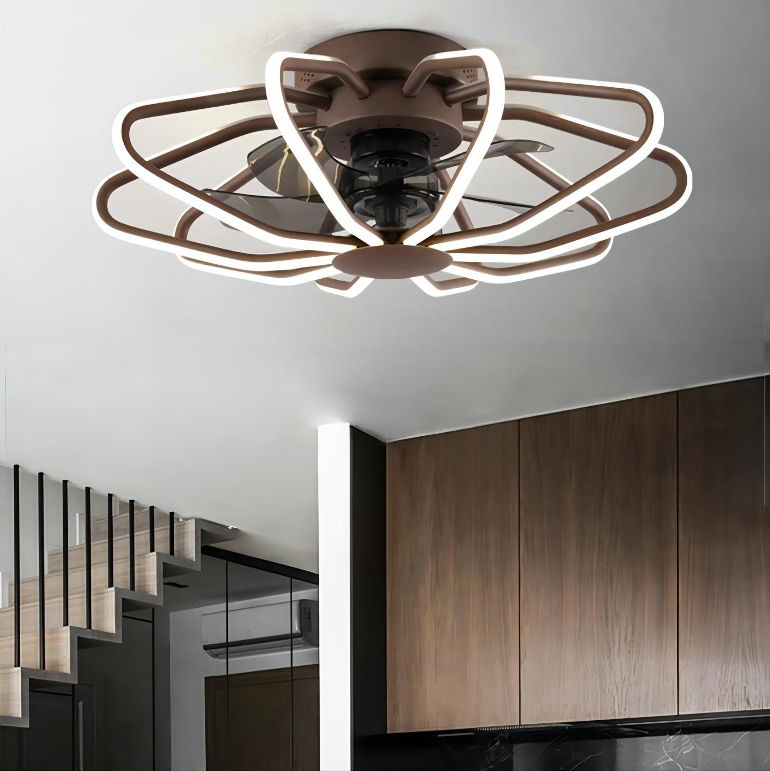 Nordic led ventilator kroonluchter