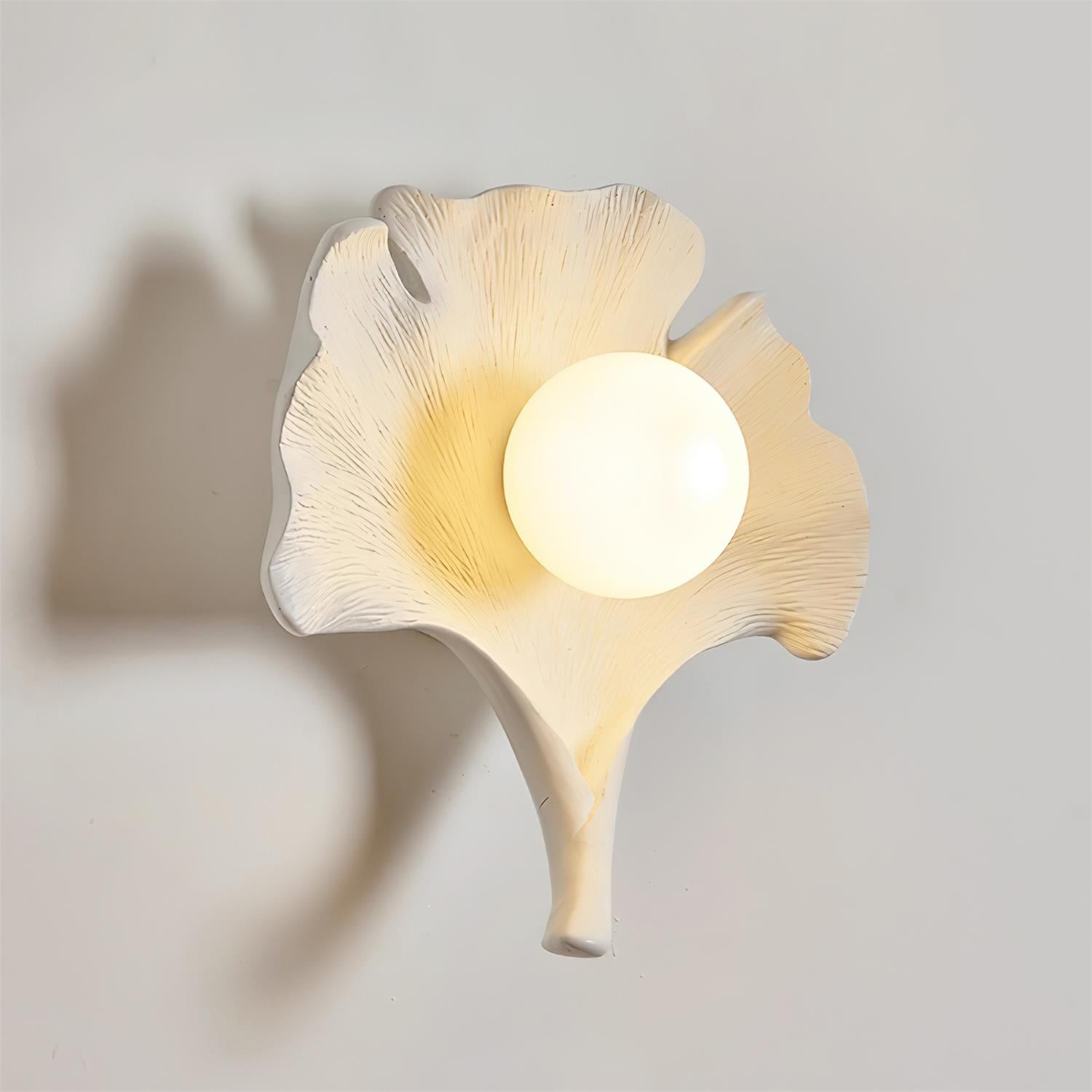 Vintage Ginkgo Blad Hars Wandlamp HL527