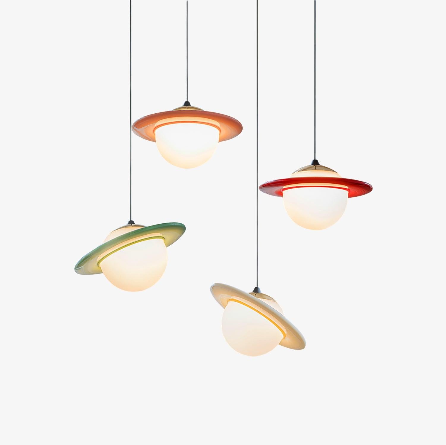 Romantische Saturnus Planeet Hanglamp voor Slaapkamer HL749