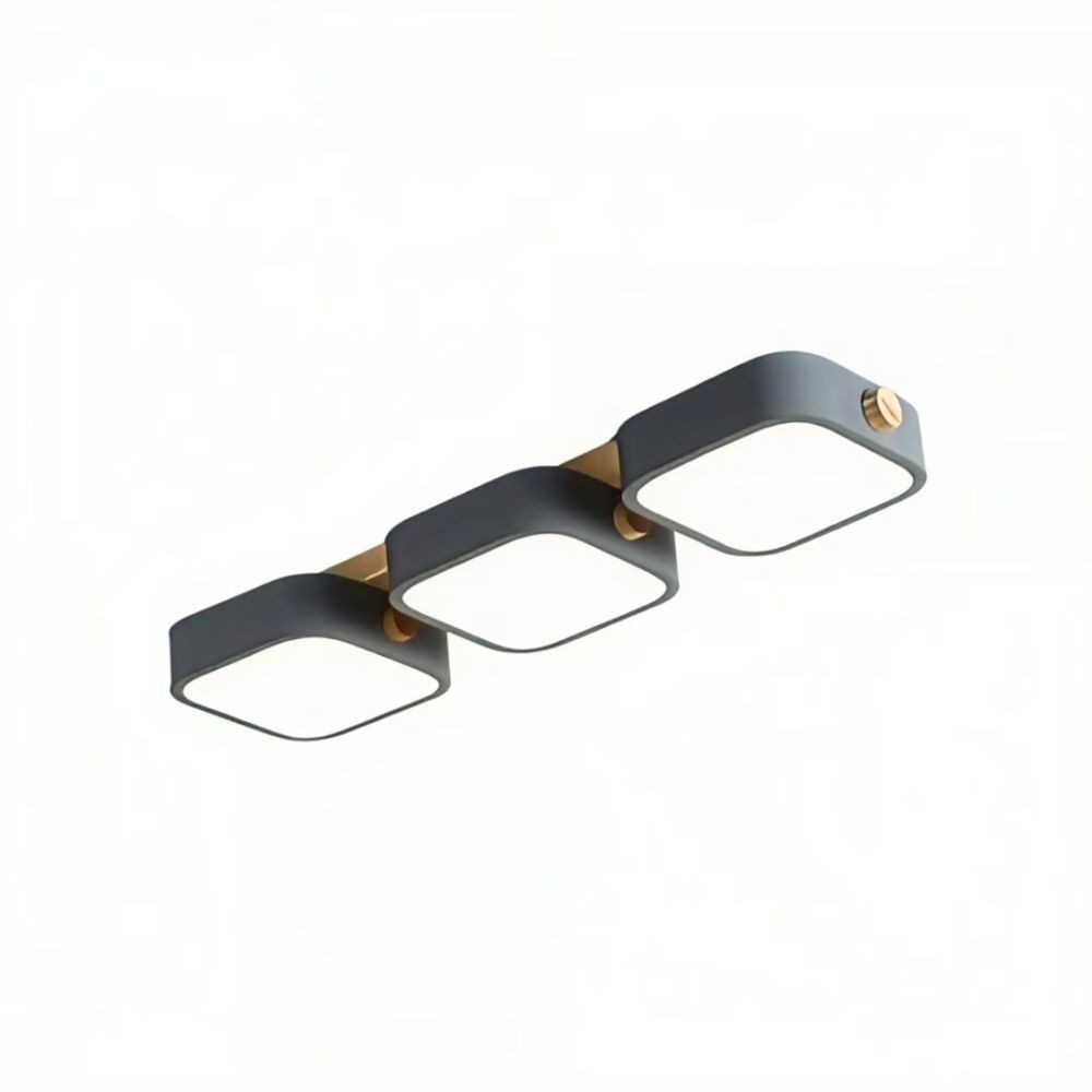Houten blok plafondlamp - Nordic vierkante LED keukenverlichting HL1348