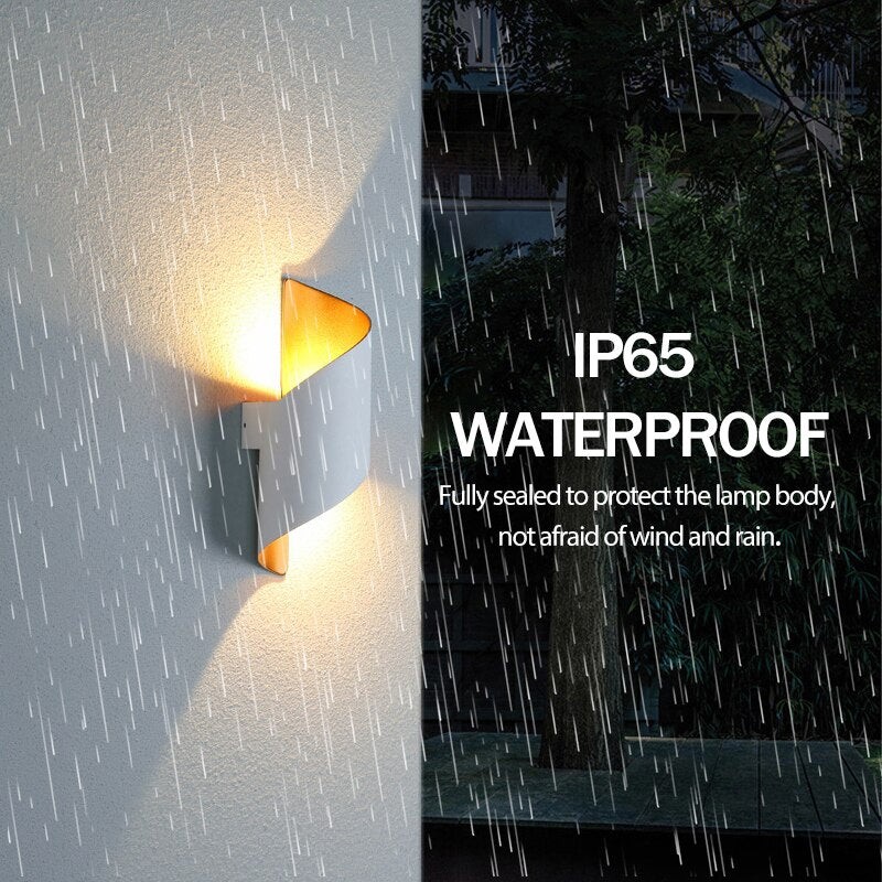 Moderne Curl Twisted LED Wandlamp HL698