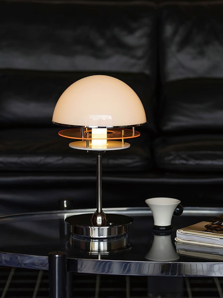 Bauhaus Vintage Stijl Acryl Zonsondergang Tafellamp HL1033