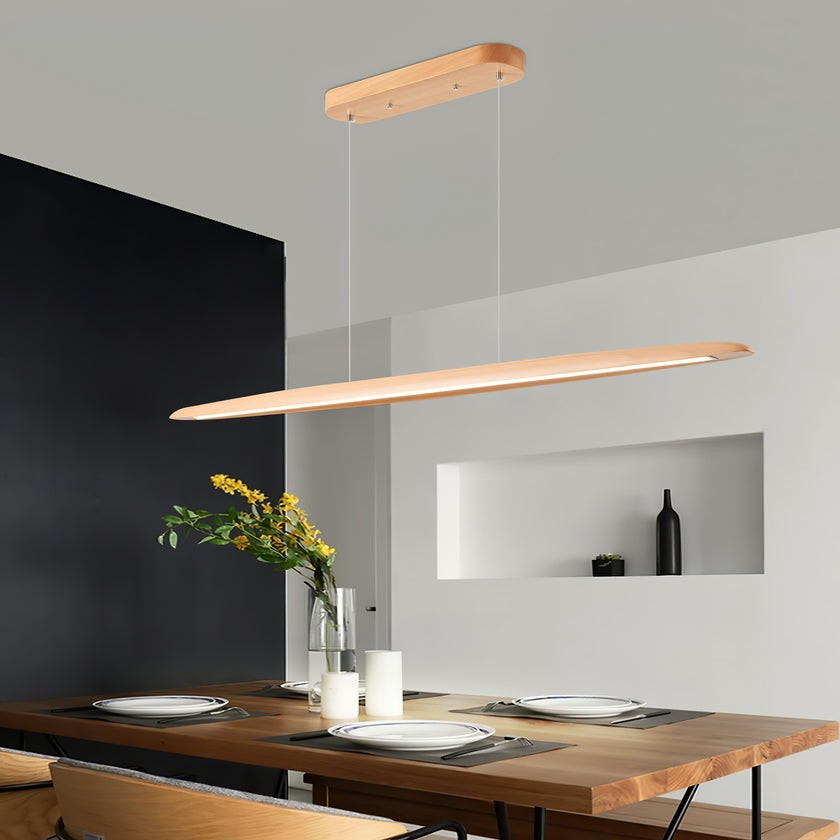 Houten horizontale hanglamp HL1155