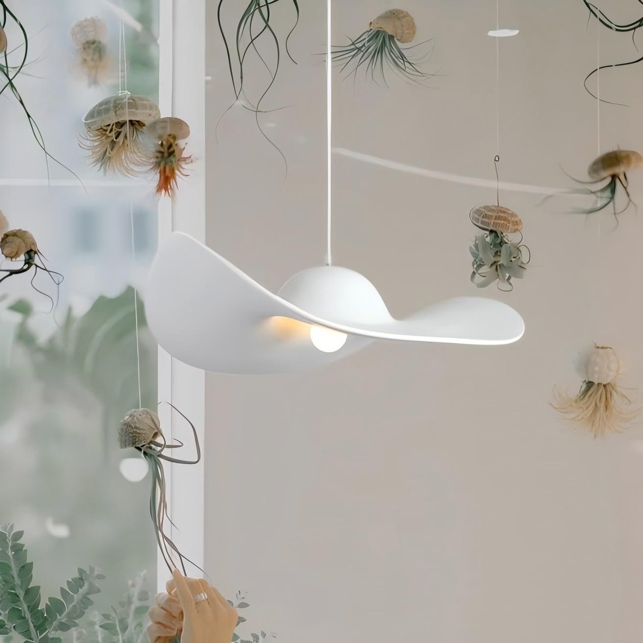 Italiaanse Hoed Vorm Hars Ontwerp Hanglamp HL310
