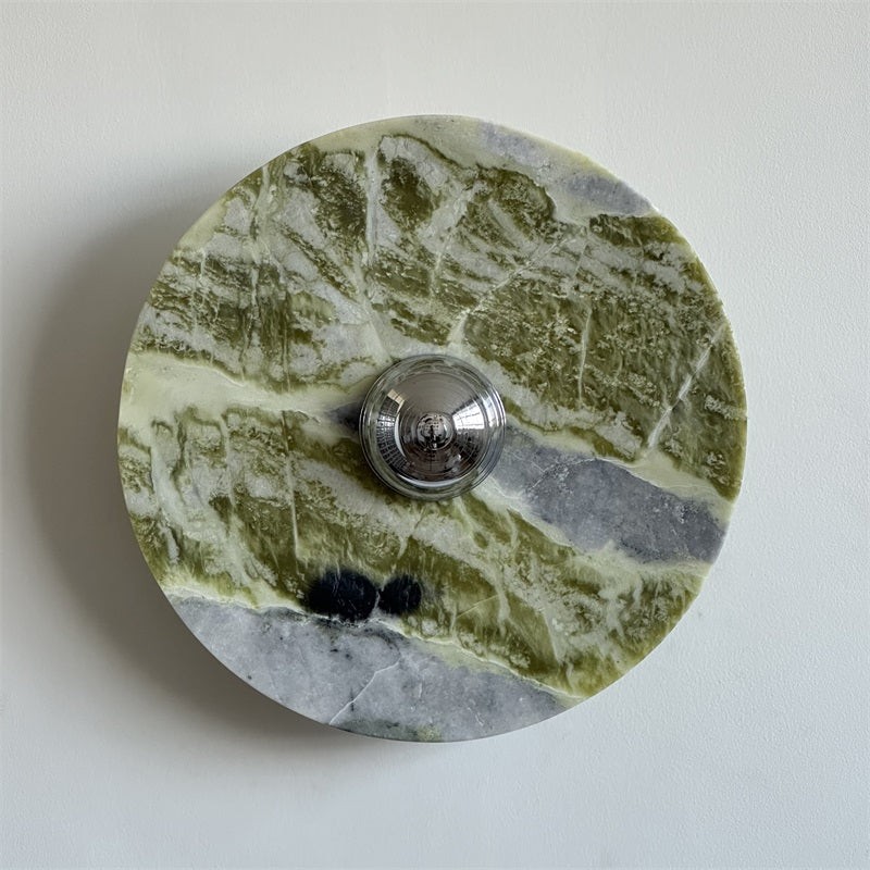 Groene Calacatta marmeren wandlamp HL3185