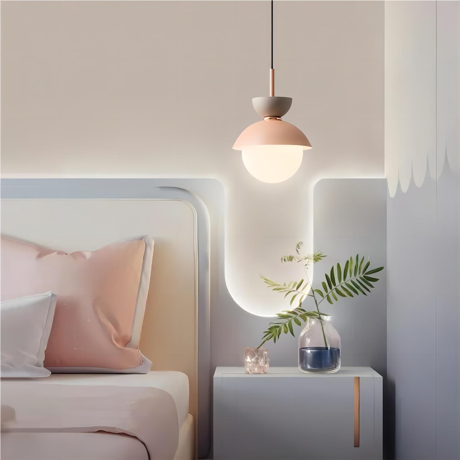 Noordse Aluminium Macaroon Bal Vorm Slaapkamer Hanglamp HL87