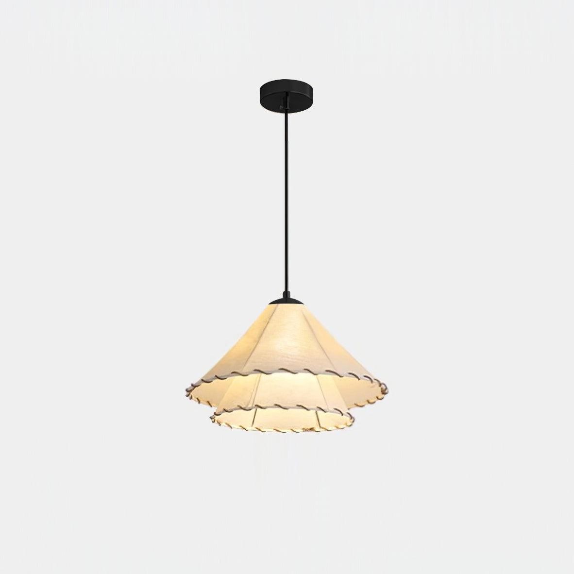 Vintage Lotusblad Stoffen Hanglamp HL639